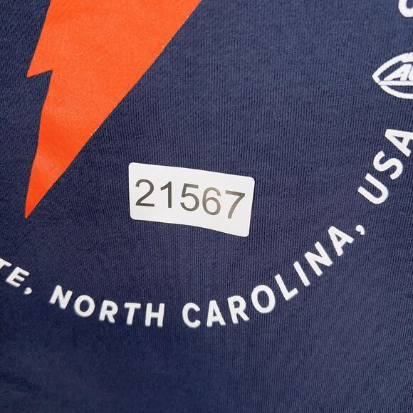 Gatorade Sweatshirt Womens Small Navy Blue Cropped Crewneck ACC Charlotte 2023 - Picture 15 of 15